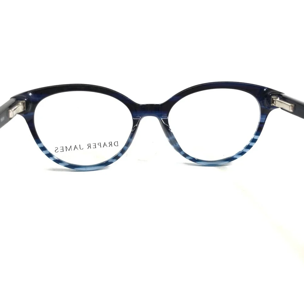 Draper James Eyeglasses Frames DJ1003 414 INDIGO STRIPE Black Blue 45-15-130